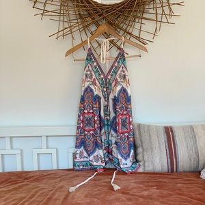 Flying Tomato || asymmetrical scarf blouse